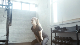 Working out with kettlebells