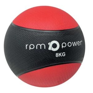 8kg red medicine ball from RPM Power